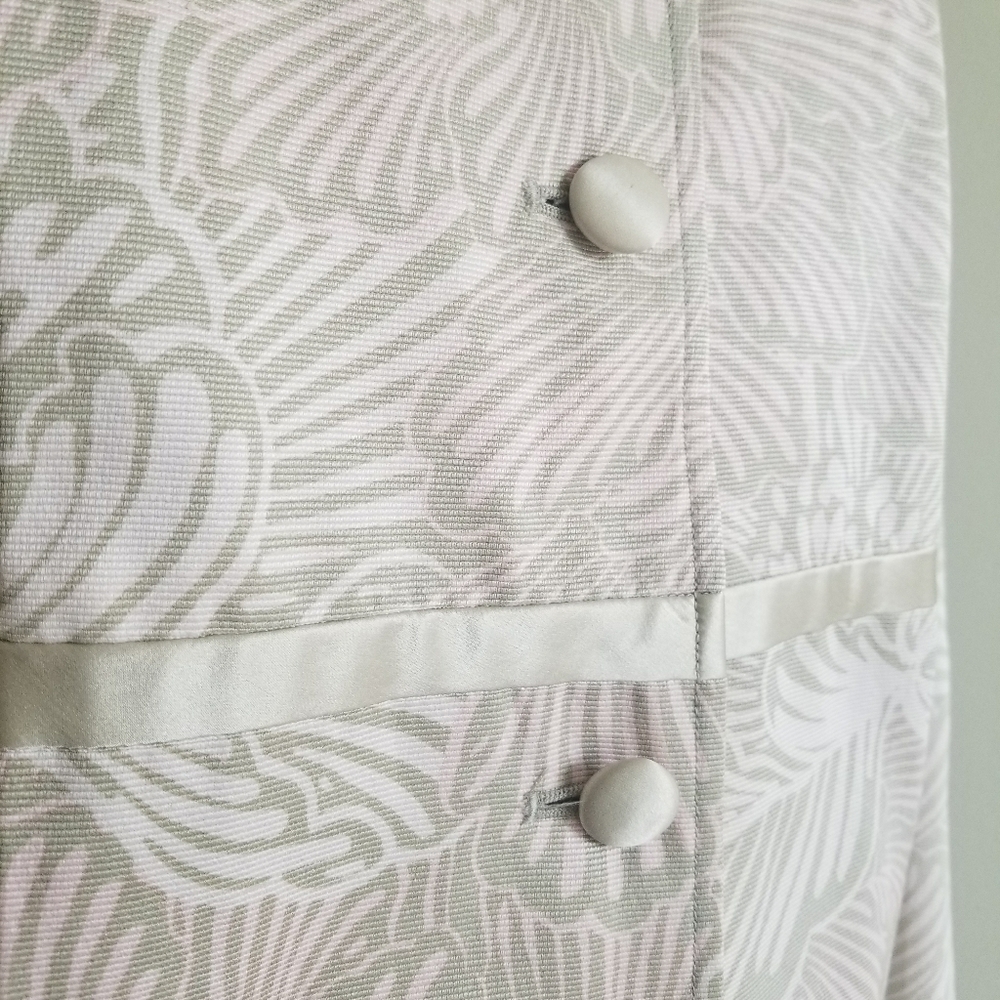 Sigrid olsen mandarian collar jacket in satin - Picture 5 of 13